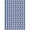 Stickerblad A3 - Dots - Navy
