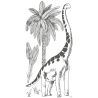 XL interieursticker - Brontosaurus