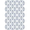 A3 Stickerblad Driehoekjes - Cement