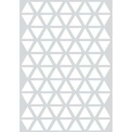Stickerblad A3 - Driehoekjes - Wit