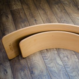Wobbel XL blank gelakt met vilt - Bos