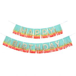 Slinger - Rainbow Happy Birthday Fringe