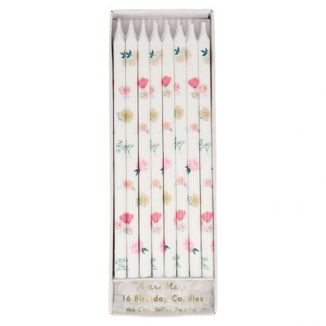 Kaarsjes - Tapered Floral Kaarsjes - Tapered Floral