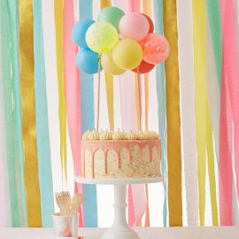 Cake topper - Rainbow balloon