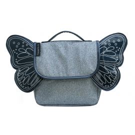 Glitter kleutertas - Papillon - marineblauw