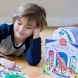 Rijke legpuzzel Een dag in het museum Dinosaurussen - 48 stukjes