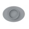 Siliconen eetset Tiny bowl - Gray