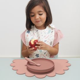 Placemat Flower - Dusty rose