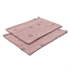 Set van washandjes - Pink heather
