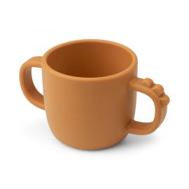Peekaboo drinkbeker - Croco - Mustard