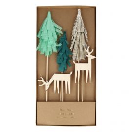 Cake toppers - Woodland & Reindeer