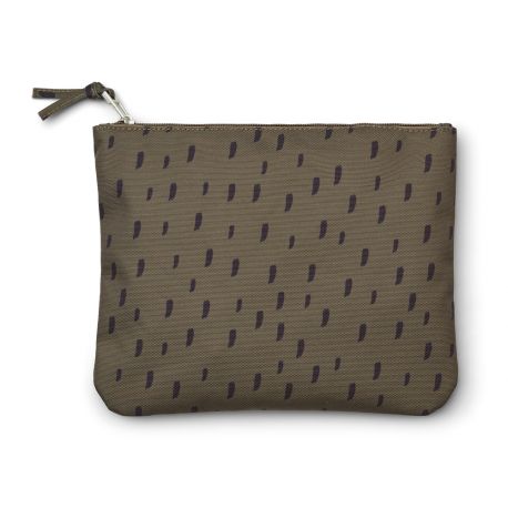 Minna etui - Graphic stroke & khaki Minna etui - Graphic stroke & khaki