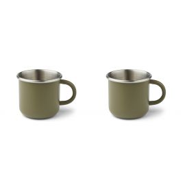 Set van 2 Tommy bekers - Khaki
