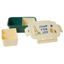 Plastiek Lunchbox - Groen - Party Animal Print