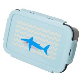 Plastiek Lunchbox - Blauw - Haai