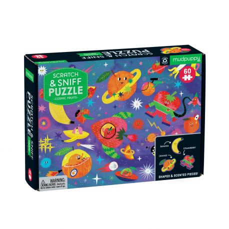 Scratch & Sniff Puzzel - Cosmic Fruits