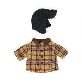 Houthakkersjas en muts voor Papa Teddy