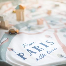 Opbergzak & speelmat - Paris Map