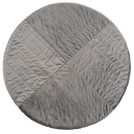 Kilimanjaro Velvet Speeltapijt - 105x105 cm - Slate Grey