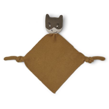Alfie knuffeldoek - Superhero golden caramel