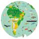 Leerijke puzzel - Reis rond de wereld - 200 stukjes