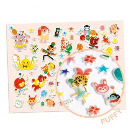 3D puffy stickers - Party