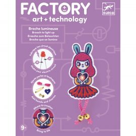 Factory kunst & techniek - Light up broche - Bunny girl