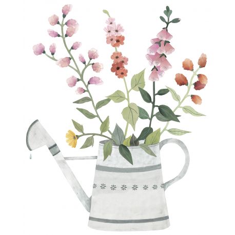 Sticker - Flowered Watering Can