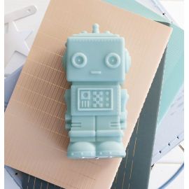 Little light nachtlampje - Robot - smokey blue
