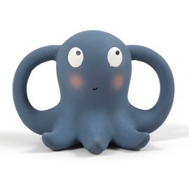 Bijtring - Otto de octopus - Muddly blue