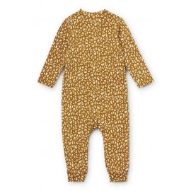 Birk pyjama jumpsuit - Mini leo & Golden caramel