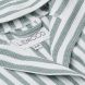 Gray badjas - Y & D Stripe: Peppermint & White