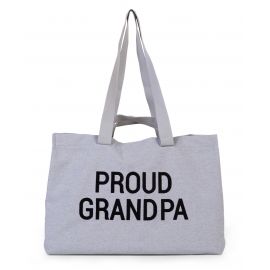 Grote tas Grandpa bag - Canvas - Grijs