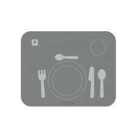 Placemat 43 x 34 cm - Learning Table Anthracite