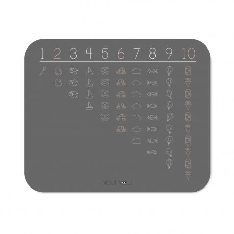 Placemat XL 55 x 45 cm - Learning Numbers