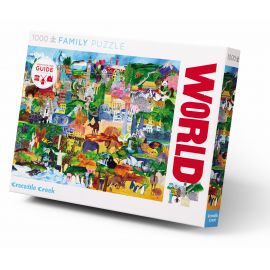 Familie puzzel - 1000 stukjes - World Collage