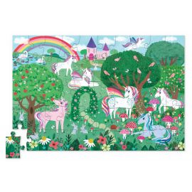 Puzzel in blikken doosje - 50 stukjes - Unicorn Dreams