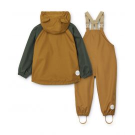 Dakota soft shell jas en broek - Golden caramel multi mix