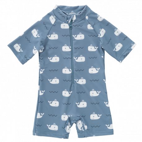 UV zwem jumpsuit - Whale Blue Fog