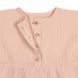 Mousseline jurk - organisch katoen - powder pink