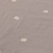 Biokatoenen mousseline deken - Spots taupe - 75 x 100 cm