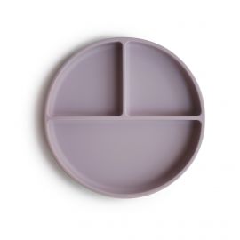 Siliconen bord met zuignap - Soft Lilac