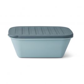 Franklin opvouwbare lunchbox - Sea blue & whale blue mix