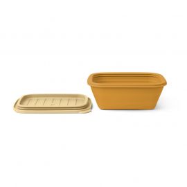 Franklin opvouwbare lunchbox - Golden caramel & safari mix