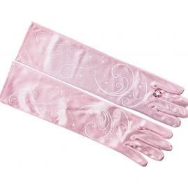Prinsessen handschoenen Swirl - Light Pink