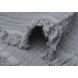 Muslin fringe deken - Storm grey - 120 x 120 cm