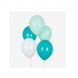 10 gezellige feestballonnen - blauw