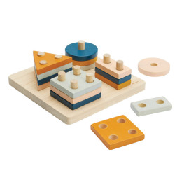 Plan Toys - Geometrisch Sorteerbord - Orchard