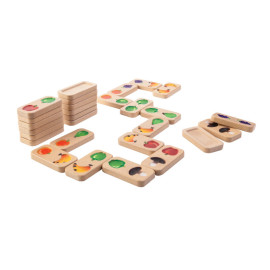 Plan Toys - Fruit en Groeten Domino (Gredient)