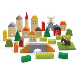Plan Toys bouwblokken - Countryside Blocks